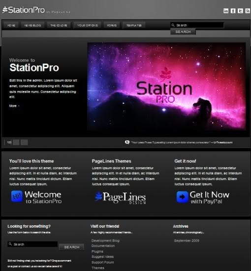 StationPro WordPress theme