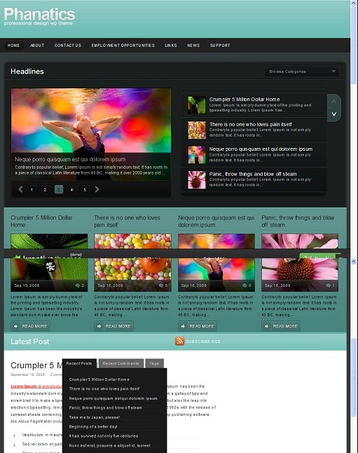 Kreative Themes Phanatics WordPress Theme 