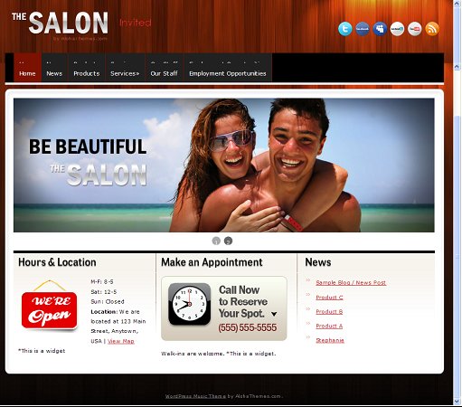 The Salon WordPress Theme