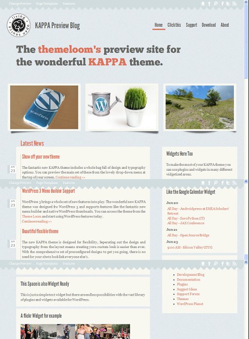 LivingOS  Kappa WordPress Theme Loom