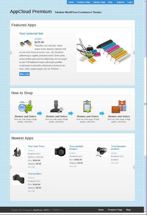 Tokokoo AppCloud WordPress Theme For Apps or Gadget Stores