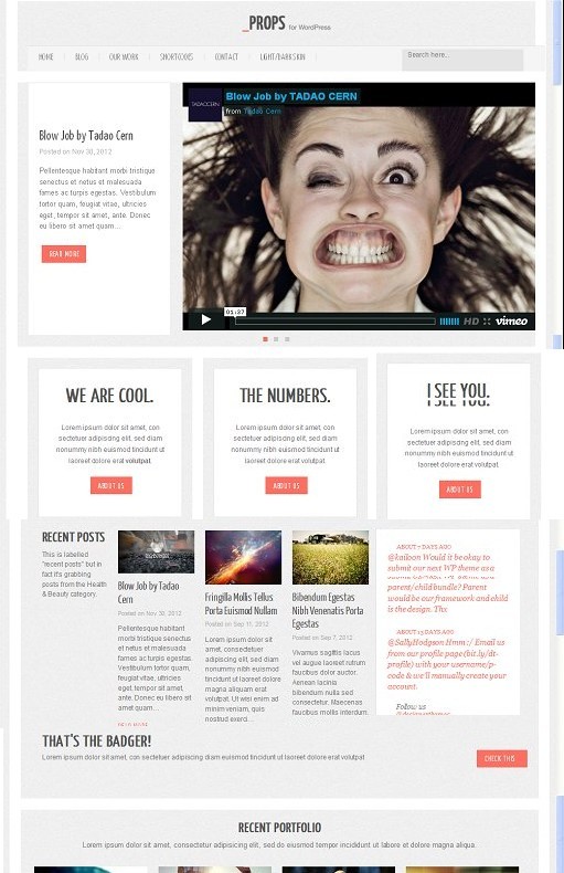 Props Responsive Agency WordPress Theme By Designer Themes