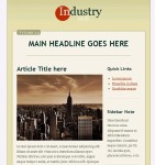 Industry Email Template – Quality HTML Email Template By ThemeJam